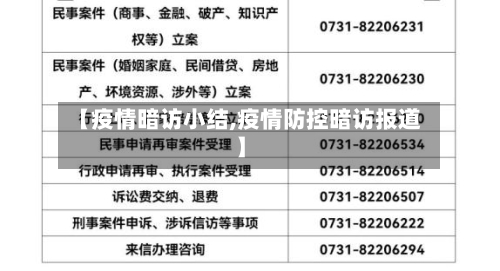 【疫情暗访小结,疫情防控暗访报道】-第2张图片
