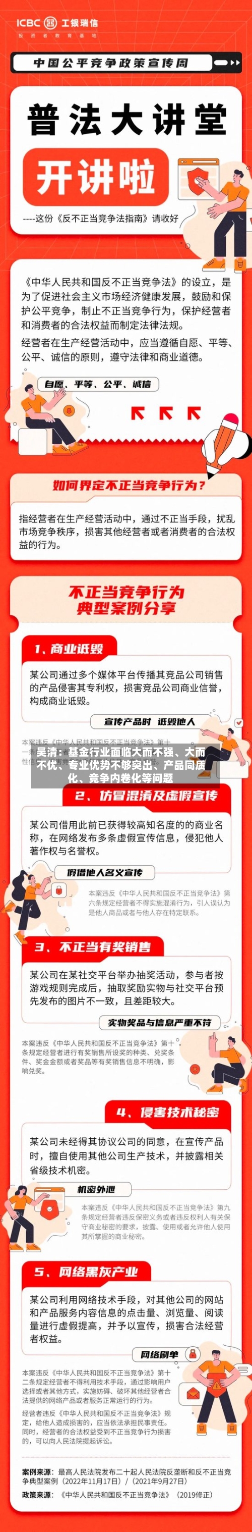 吴清：基金行业面临大而不强	、大而不优、专业优势不够突出、产品同质化	、竞争内卷化等问题-第2张图片
